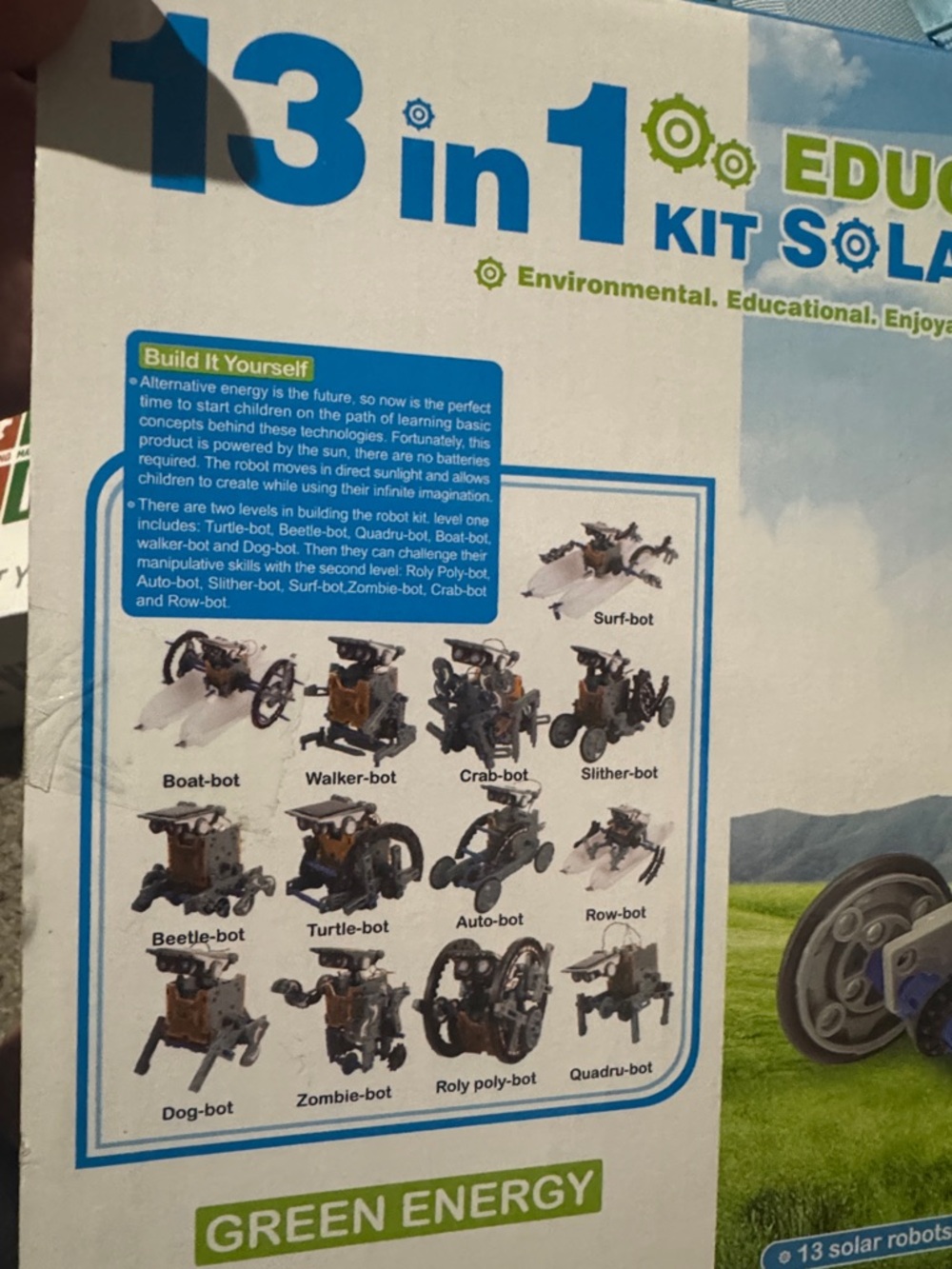 Solar Robot Building Kit - Picture 2 of 3